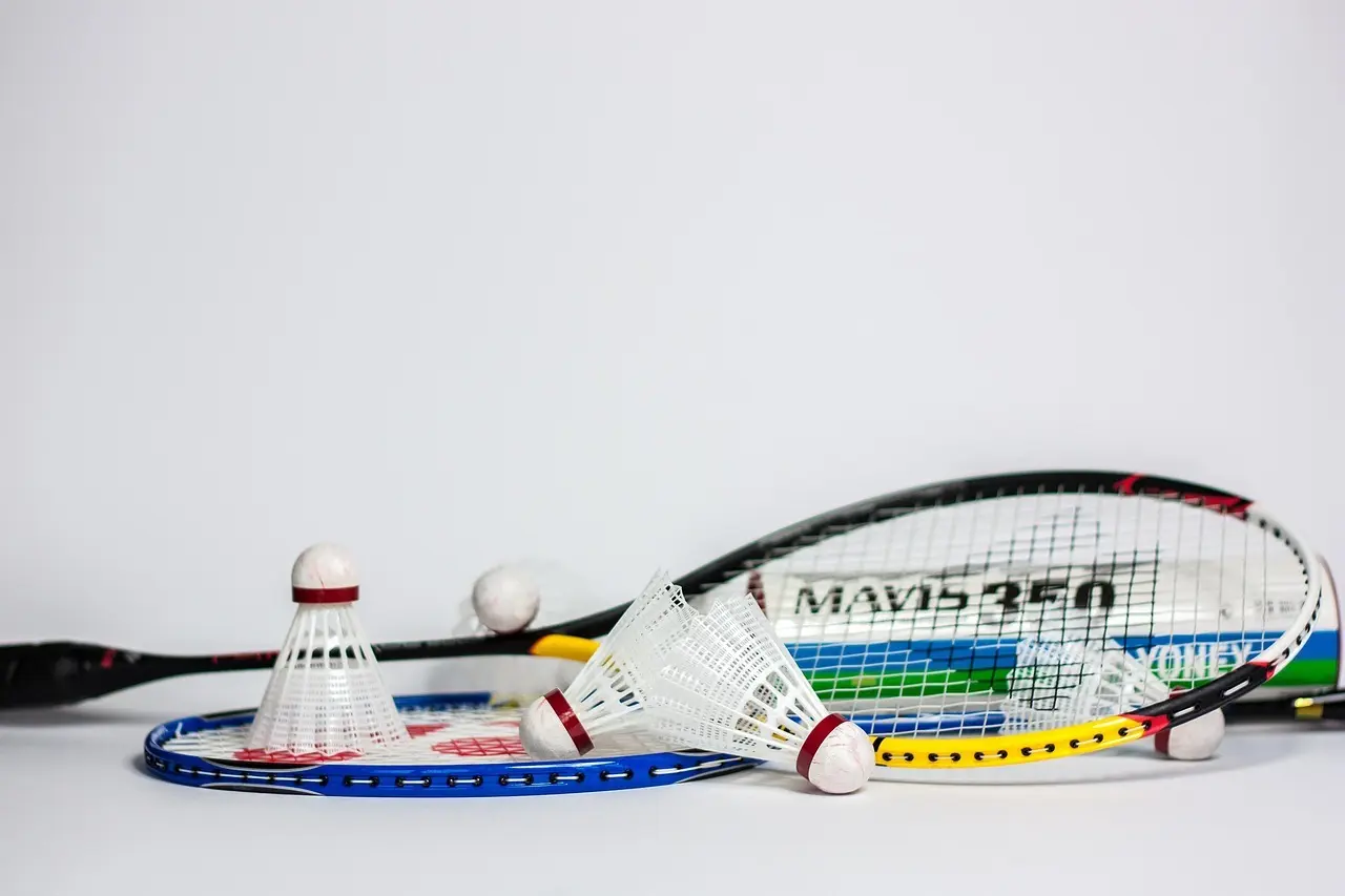 Badmintonketchere og flere fjerbolde